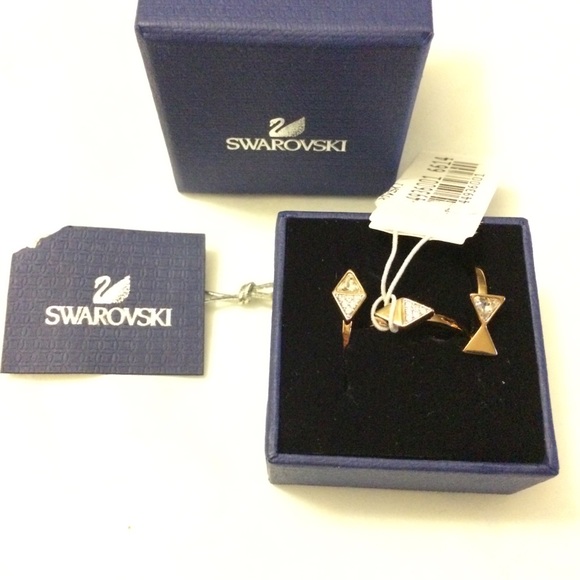 Swarovski Heroim Stacker Rings - Picture 2 of 4